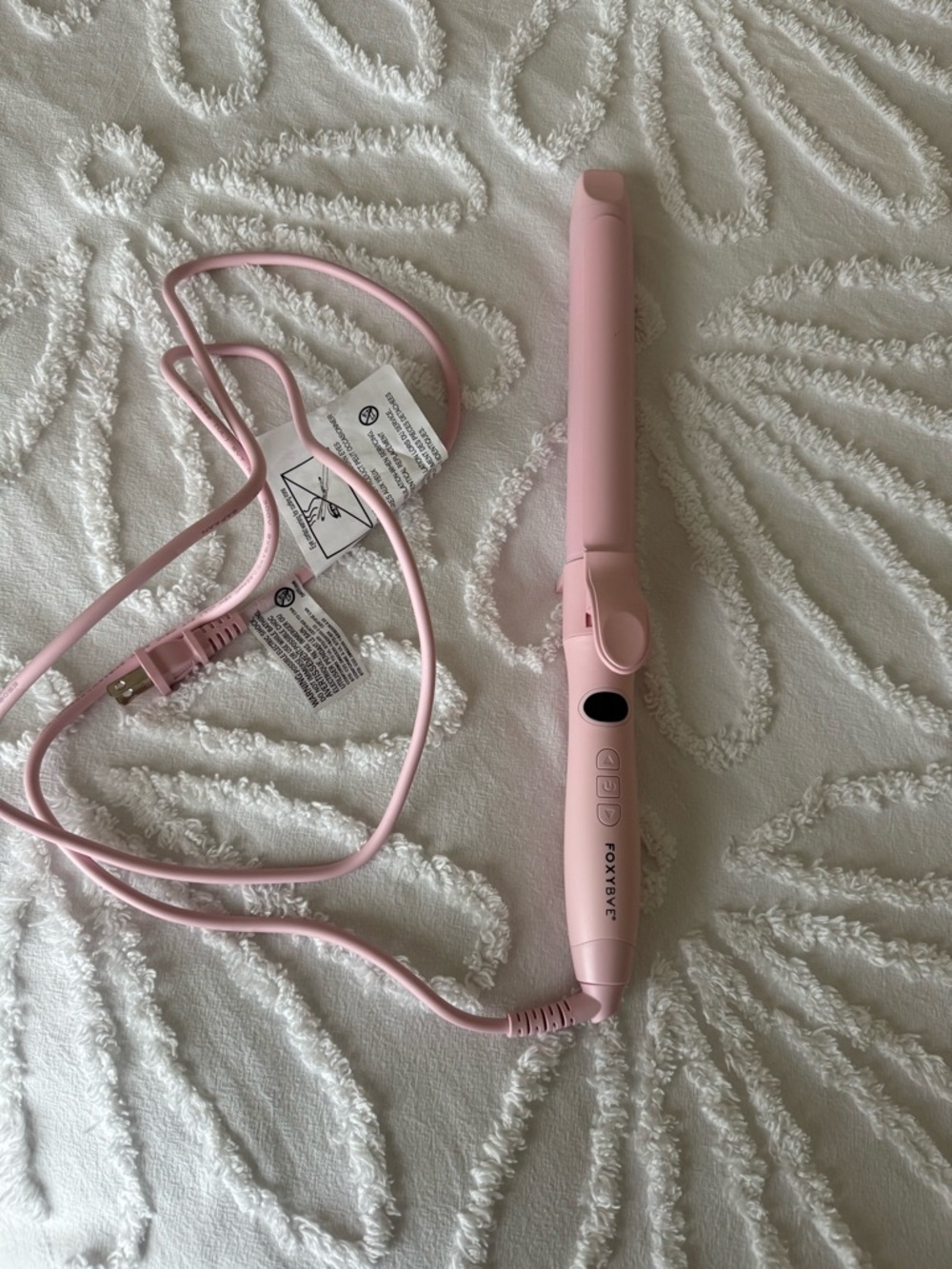 Pink Curling Iron Hair Styler